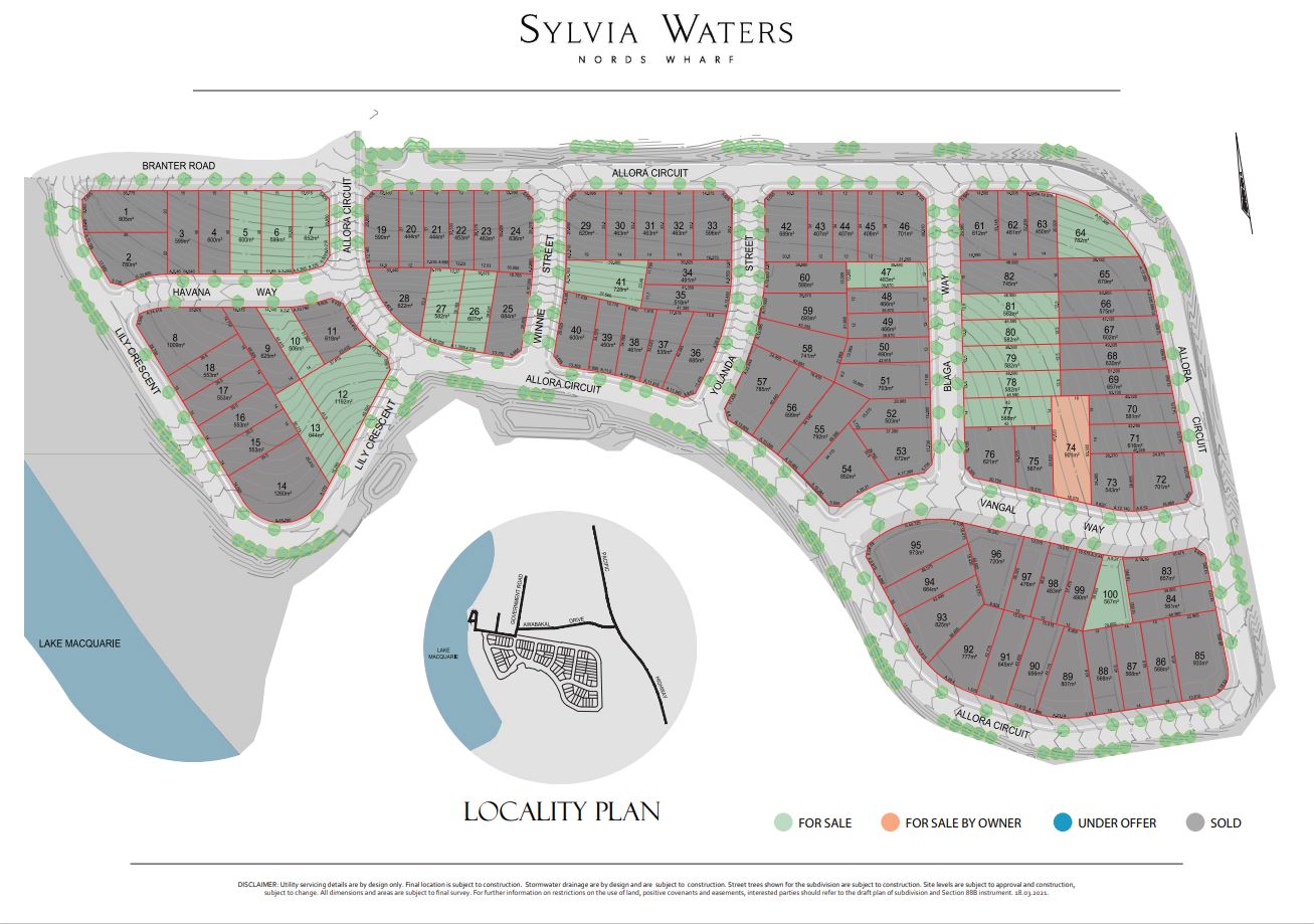 [Land for Sale] Sylvia Waters Estate, Nords Wharf OpenLot